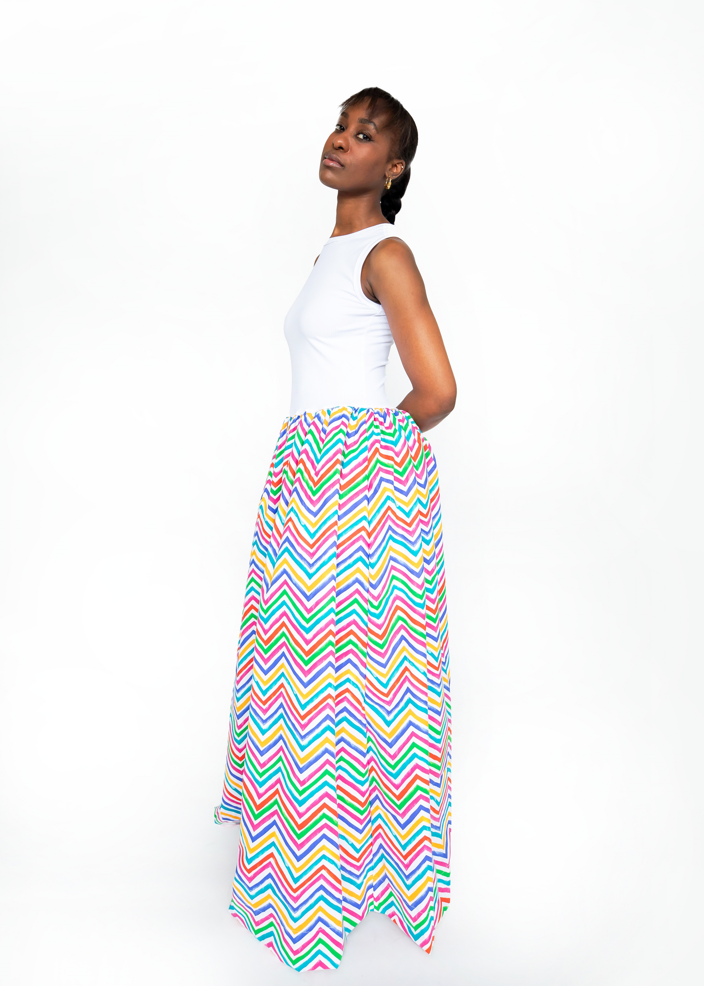 Dragonfly - Rainbow Long Dress